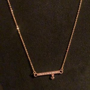 Gold colored necklace. (Sold)